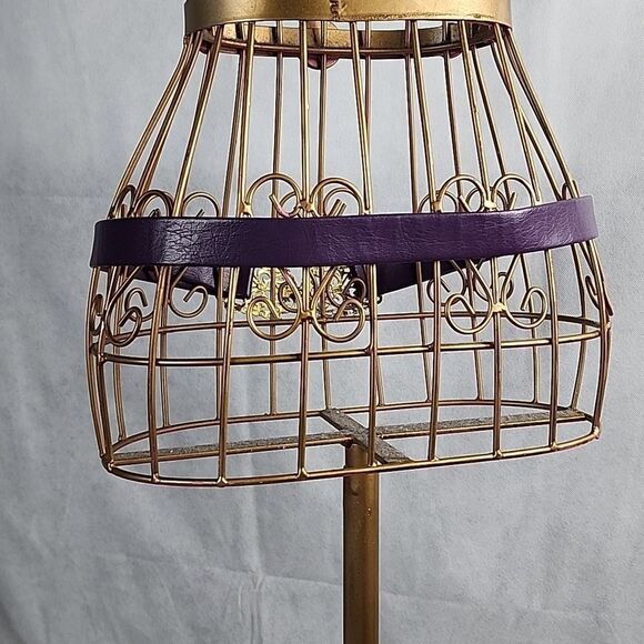 Mimi Di N Signed Gold & Silver Tone Floral & Heart Belt Buckle Clasps 1985 - Picture 7 of 13